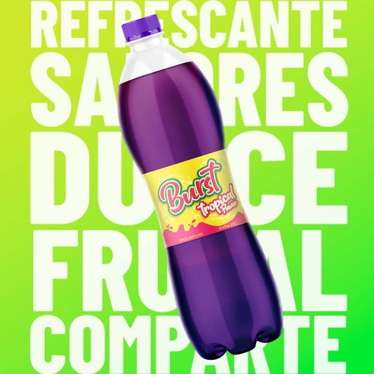 Burst Tropical Soda Grape 16.9oz